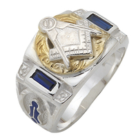 Sterling Silver Masonic Past Master Ring #70